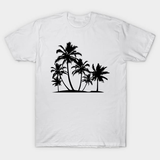 Palm Trees Beach T-Shirt by ShirtyLife